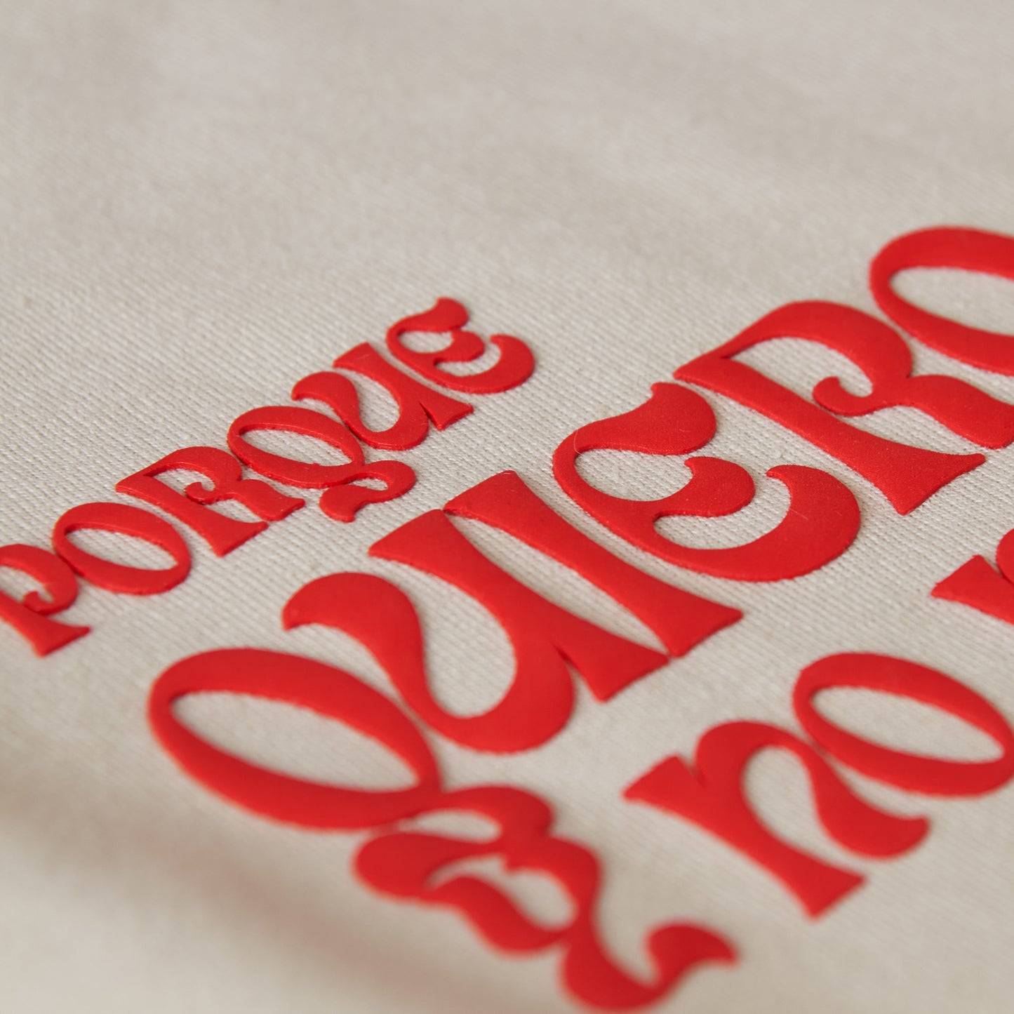 QUIERO PUEDO Y NO ME DA MIEDO CREW NECK