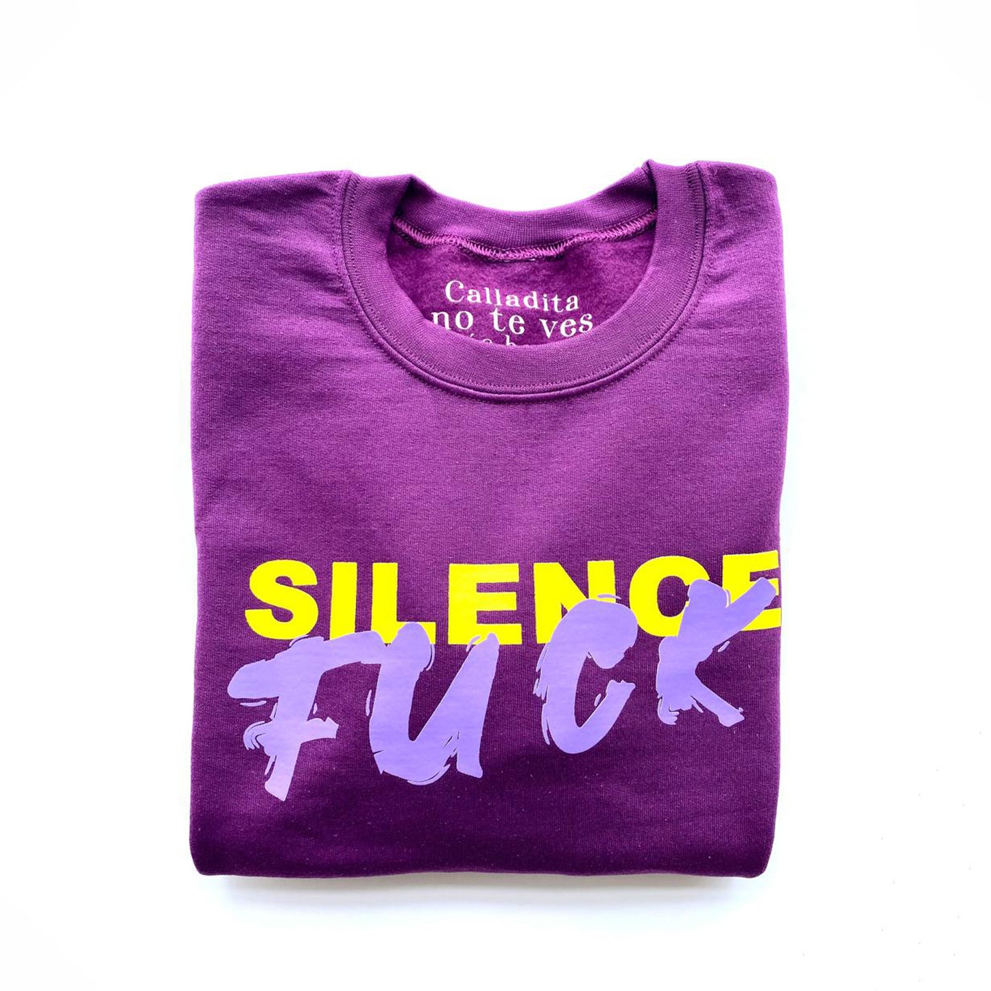 FUCK SILENCE CREW NECK