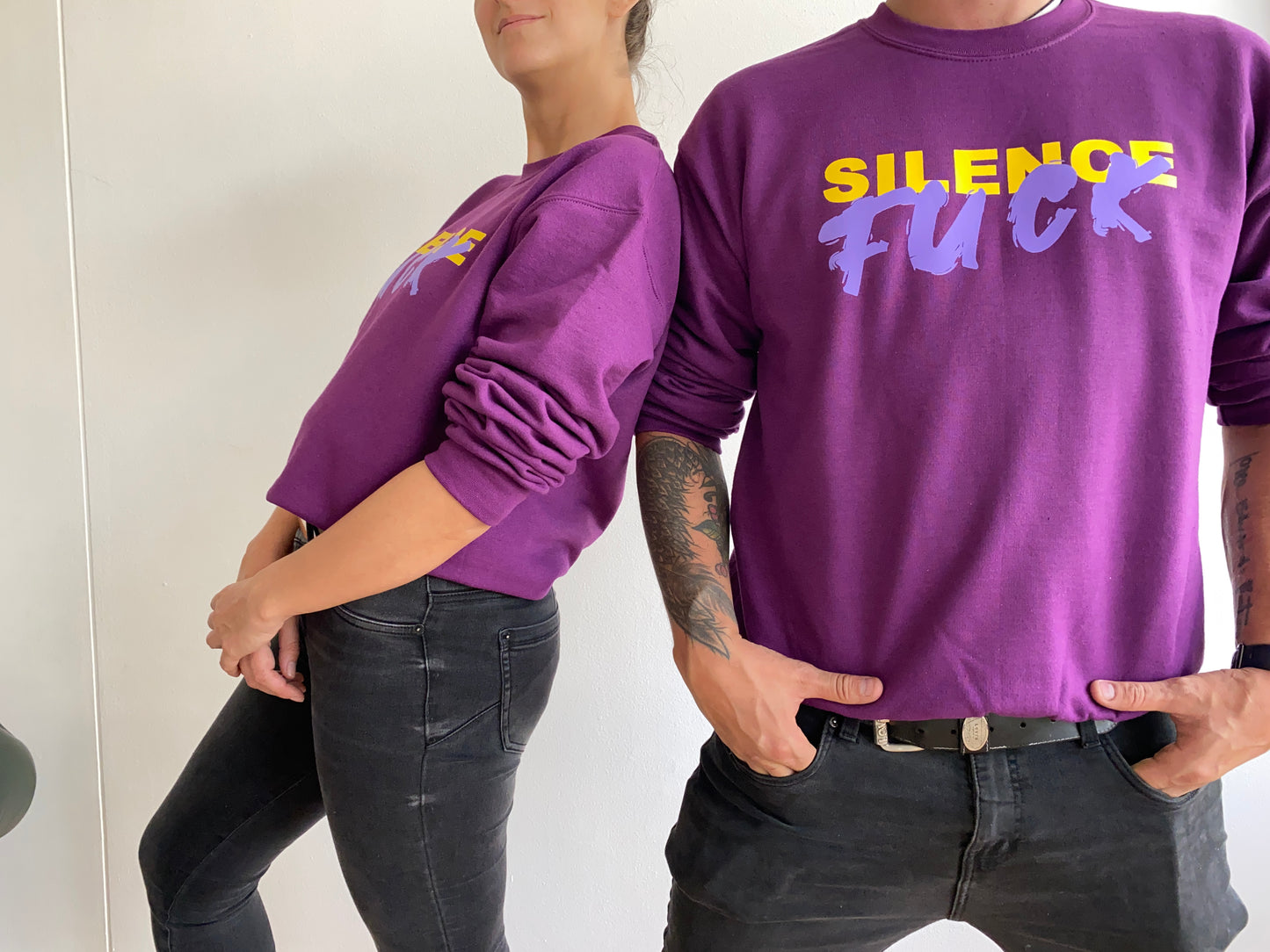 FUCK SILENCE CREW NECK
