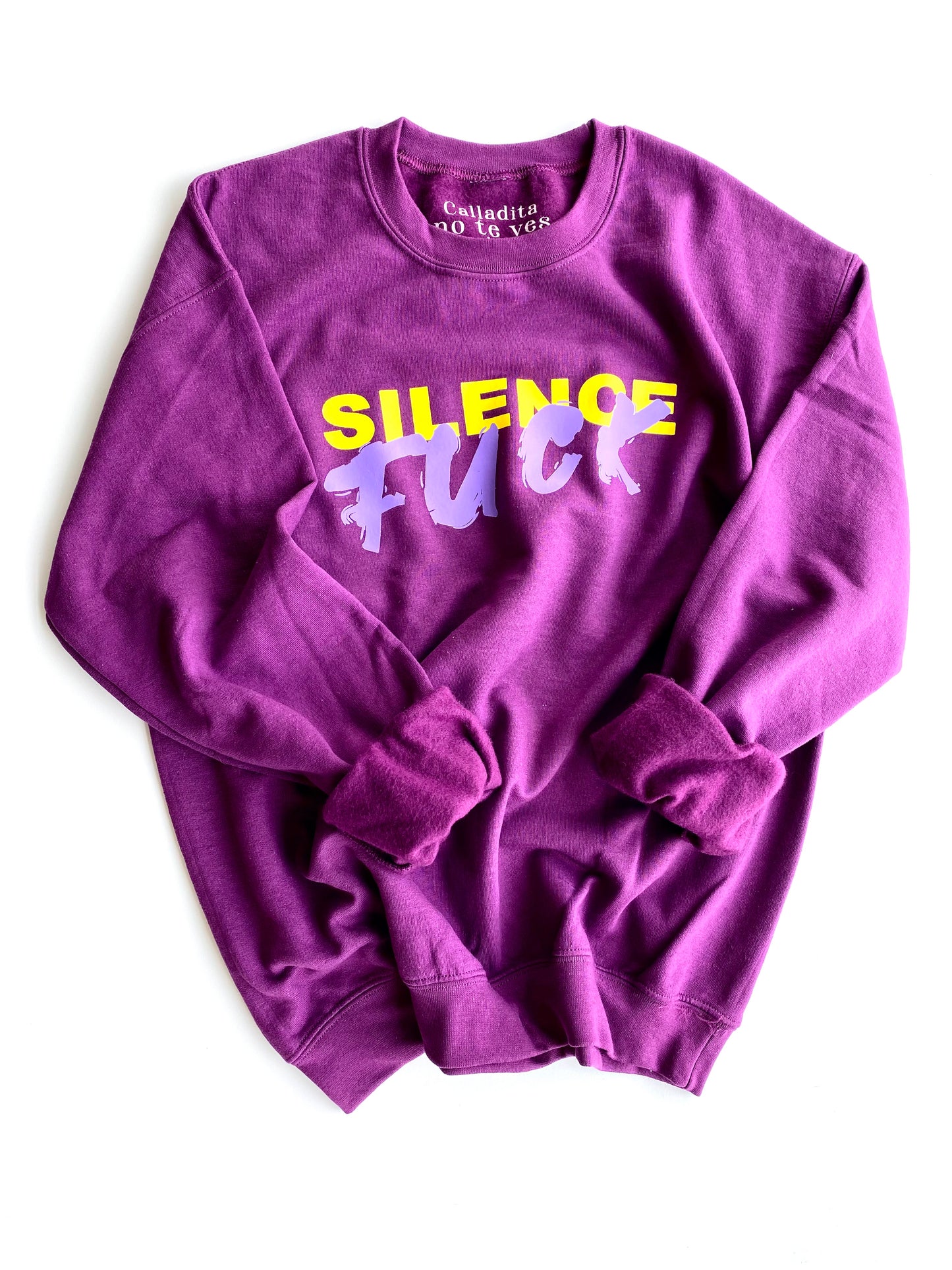 FUCK SILENCE CREW NECK